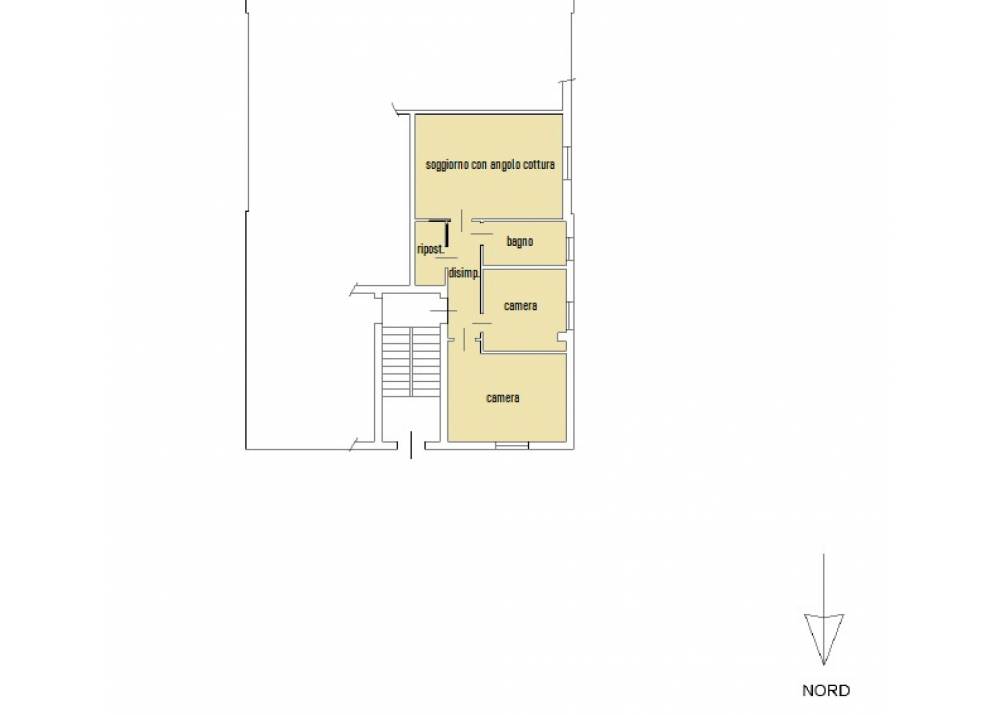 Vendita Appartamento a Parma trilocale San Leonardo di 66 mq